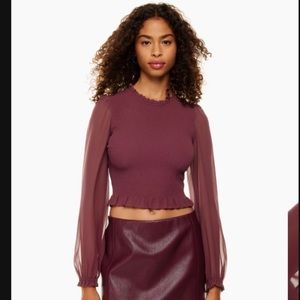 ARITZIA Wilfred Tempest Blouse (NWT)